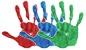 Multicolor Handprint