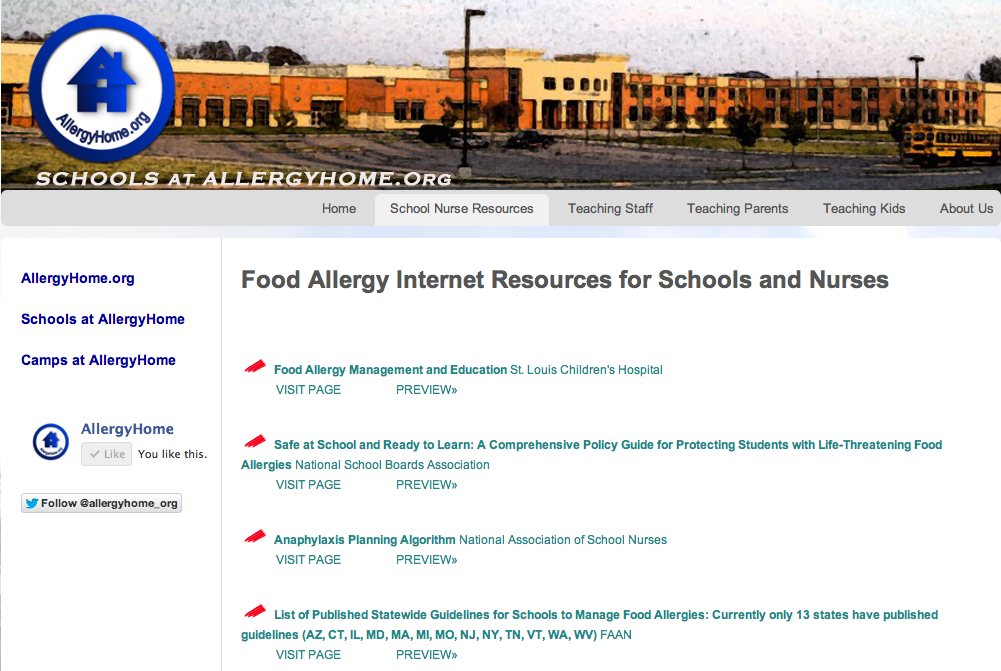 Internet Resources for School Nurses Internet Resources for School Nurses