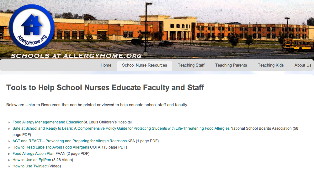 Internet Tools to Help School Nurses Educate Faculty and Staff