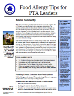 Food Allergy Tips for PTA Leaders