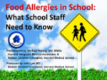 Staff Training: Food Allergies in School – What School Staff Need to Know